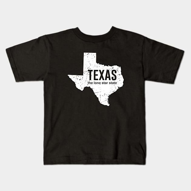 Texas Lone Star State Kids T-Shirt by aniza